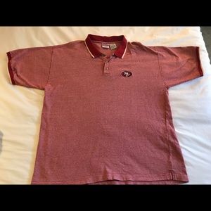 NFL Active 49ers - Red White - Vintage Polo